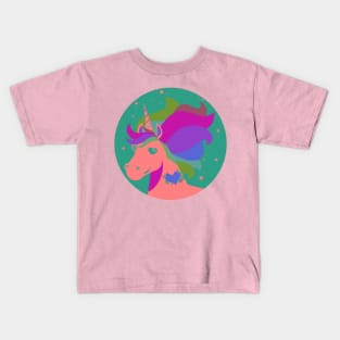 Queerheart the Unicorn Gay Pride Kids T-Shirt